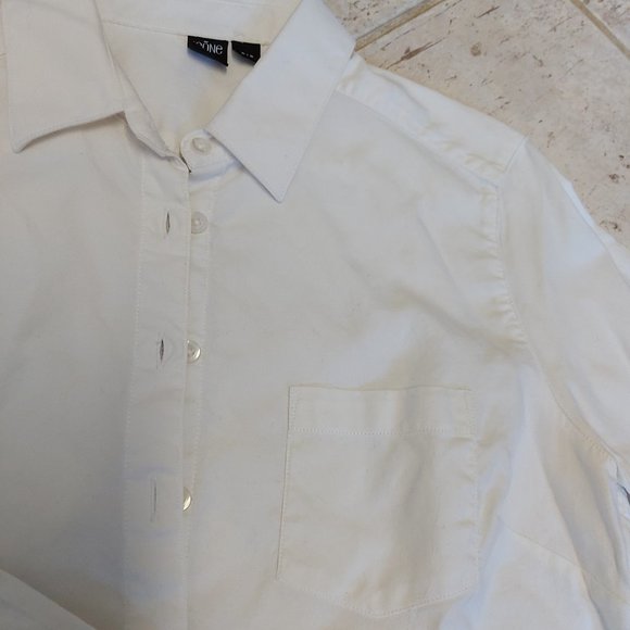 White fitted shirt Simons - Picture 2 of 6